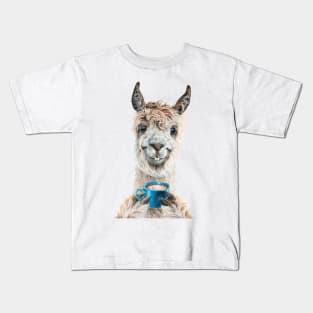 Llama Latte Kids T-Shirt